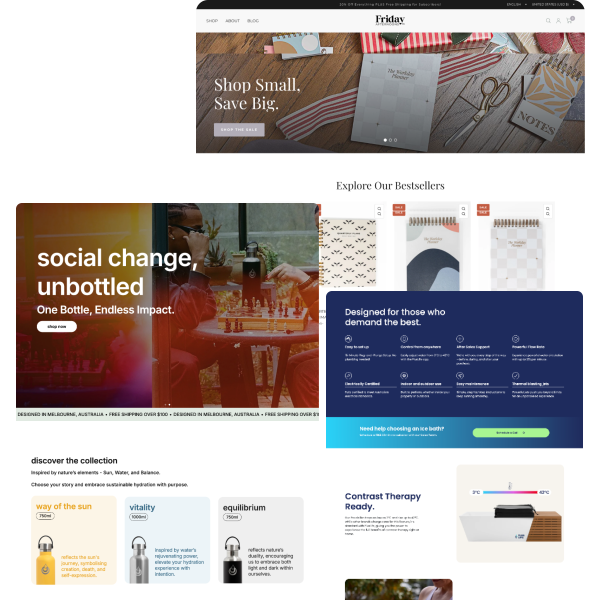 A group of landing pages optimized conversion funnels and metrics at SCALEJUNGLE CRO Agency